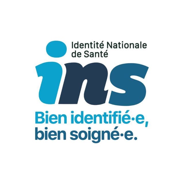 Logo Identité Nationale de Santé , bien identifié, bien soigné